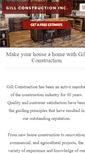Mobile Screenshot of gillconstructioninc.com